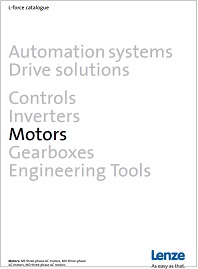 Каталог Ассинхронные двигатели Lenze MD-MH-MF