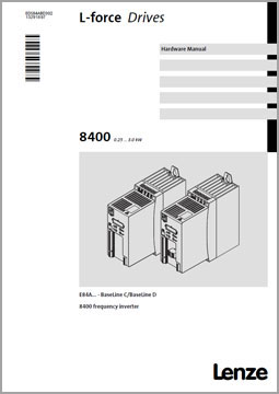 Руководство по эксплуатации Lenze 8400 BaseLine