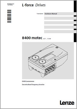 Руководство по эксплуатации Lenze 8400 Motec