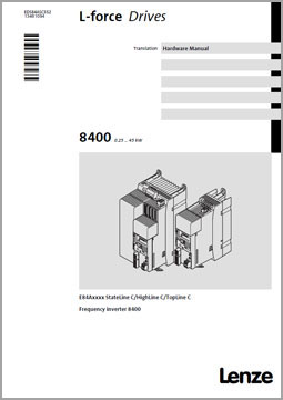 Руководство по эксплуатации Lenze 8400 StateLine